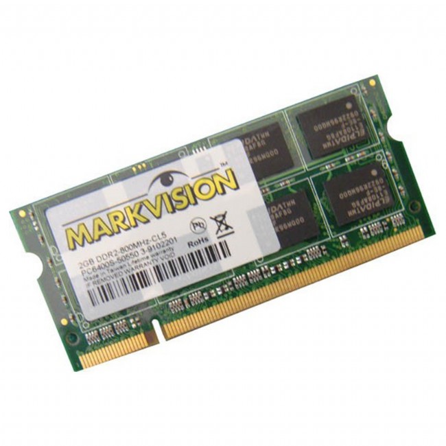 Memória MarkVision para Notebook 2GB DDR2 800MHz - Astemar Informática e  Automação Comercial - Loja Online