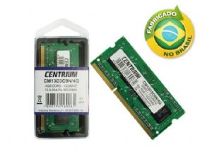 5888 - Memória Centrium para Notebook 4GB DDR3 1.333MHz CM13D3C9N/4G