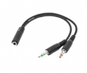 13609 - ADAPTADOR DE AUDIO P3 PARA P2  3.5MM