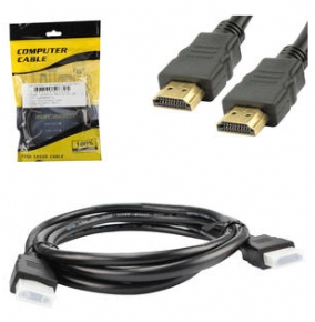 13826 - CABO HDMI MACHO PARA MACHO CONECTORES BANHADOS 2.0 1,8M SECCON HL-HD2.