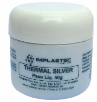 14205 - PASTA TERMICA SILVER POTE COM 50G IMPLASTEC THERMAL