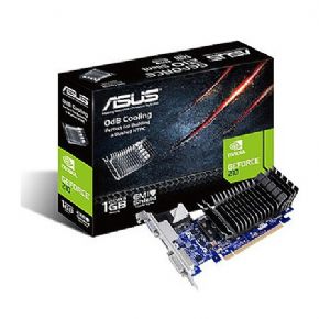 7394 - Placa de vídeo ASUS GeForce 210 1GB GDDR3 EMI Shield PCI-Express 2.0 - EN210-SILENT/DI/1GD3/V2