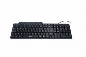 7574 - Teclado Pisc Multimídia Slim PS2 Preto 1880