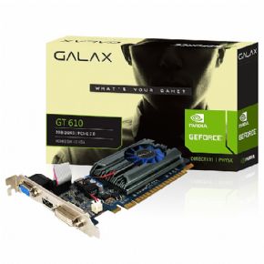 7396 - Placa de Vídeo NVIDIA GeForce GT610 2GB DDR3 PCI-E 2.0