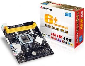 8947 - Placa Mãe Biostar p/ Intel LGA1150 H81MHV3
