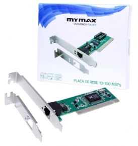 9111 - PLACA DE REDE MYMAX 10/100