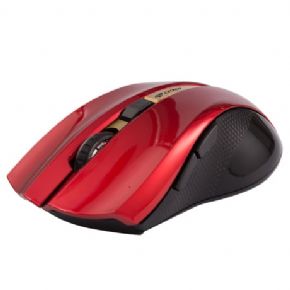 9216 - Mouse sem Fio Vermelho 1600 DPI C3TECH M-W108RD
