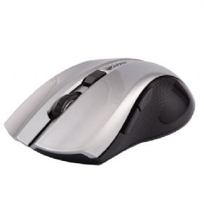 9217 - Mouse sem fio Prata  1600 DPI C3TECH M-W108SI