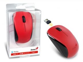 9261 - MOUSE WIRELESS 31030109120 NX-700 BLUEEYE VERMELHO 2,4 GHZ 1200 DPI
