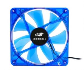 9314 - Cooler C3tech 140X140X25 MM 12V  Led Azul F7-L200-BL