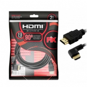 10912 - CABO HDMI 2.0 MXM 2M 90 GRAUS 018-3322
