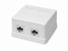 11507 - CAIXA SOBREPOR 2 KEYSTONES RJ45