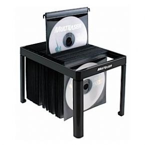 6499 - Porta CD Arquivo 120 Mídias Preto Multilaser CAARQ060PR