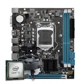 2605 - KIT UPGRADE -PROCESSADOR INTEL i5 4590, Placa-Mãe BrazilPC H81 ITX, Fonte ATX 300W BrazilPC, Cooler BrazilPC CL-823