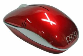 9223 - Mouse sem fio vermelho 1000 DPI  PIXXO 633EPIX