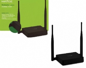 9405 - Roteador Wireless Mirage 300mps 2 Antenas 4 Portas Lan Preto MR0002