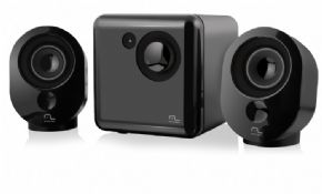 6429 - Caixa de Som Multilaser Subwoofer 15W RMS 2.1 USB Preto/Grafite SP166